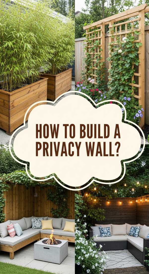How To Install A Planter Privacy Wall For Ultimate Backyard Seclusion 69ef17373b342