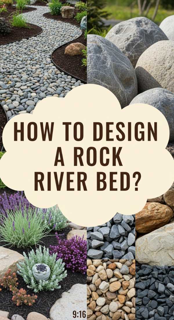 How To Install A Rock River Bed For A Beautiful Natural Landscape 69edfdd33a054