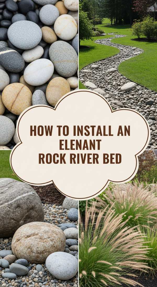 How To Install A Rock River Bed For Elegant Landscape Drainage 69f234faab52f