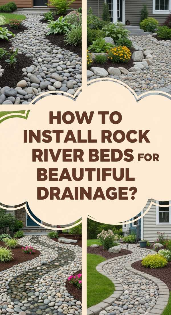 How To Install A Rock River Bed For Functional And Beautiful Drainage 69edfdcb6dcea