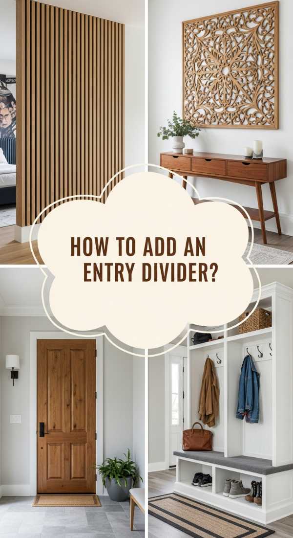 How To Install A Stylish Entry Divider For Improved Home Flow 69e9fc76ca2f1