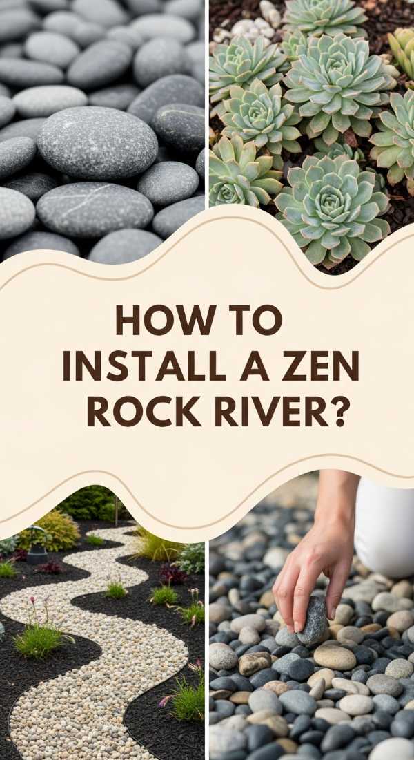How To Install A Zen Rock River Bed For A Serene Garden 69f238ae8be06