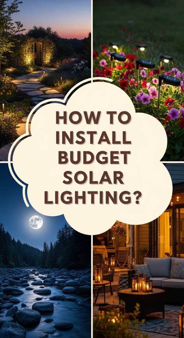 How To Install Budget Solar Lighting For A Magical Garden Glow 69ef13a1eeb4f
