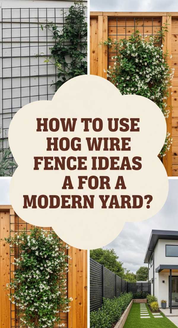 How To Install Hog Wire Fencing For A Modern Garden Look 69df1b4c64fad