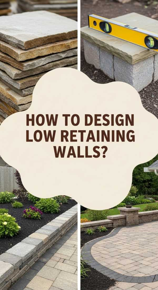 How To Install Low Retaining Wall Ideas For A Polished Garden Look 69e5ffa78c30c