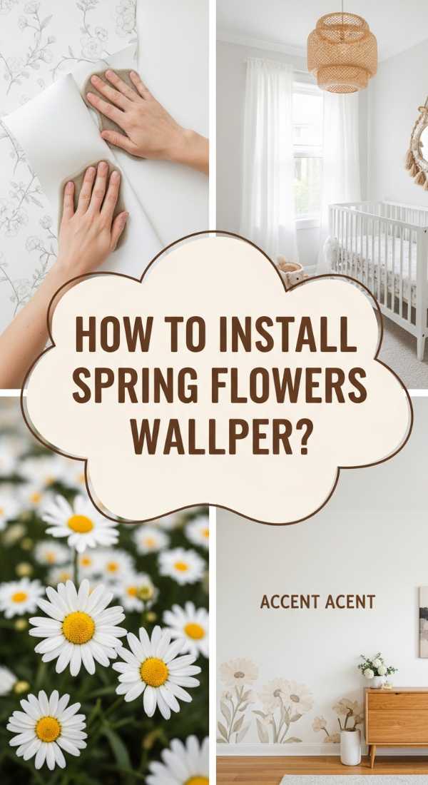 How To Install Spring Flowers Wallpaper For A Whimsical Home Transformation 69df1dab82c7b