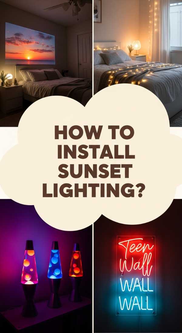 How To Install Sunset Lighting For The Ultimate Chill Evening Vibe 69e9fb3143da2