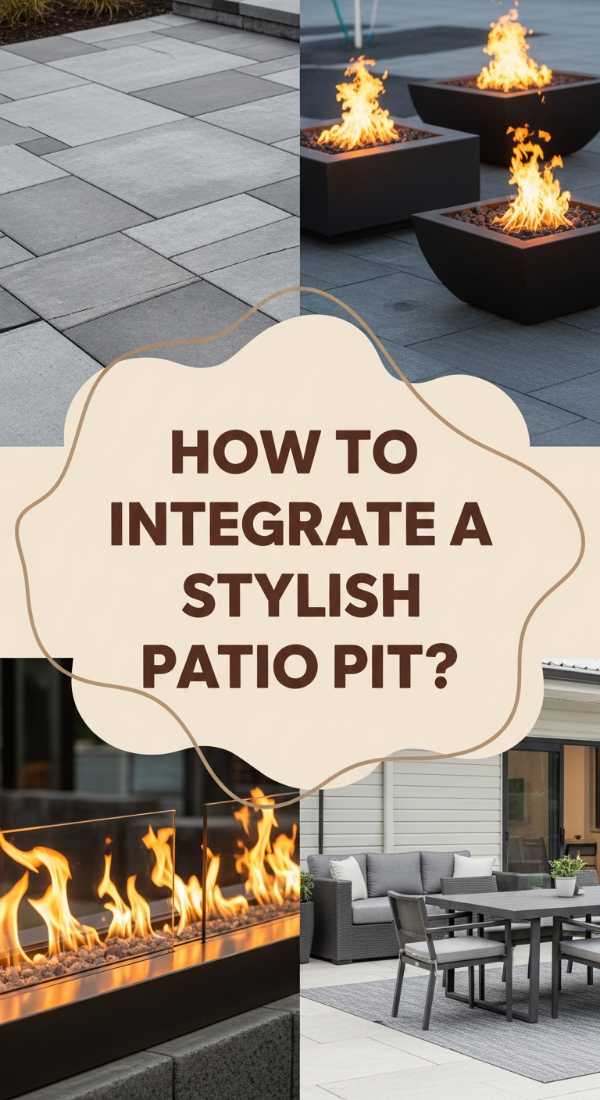 How To Integrate A Stylish Patio Fire Pit For Chic Entertainment Vibes 69f07efb2303a