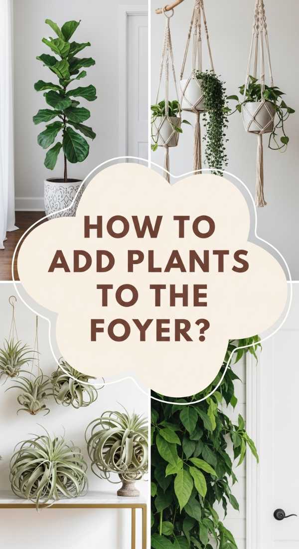 How To Integrate Greenery In A Foyer For A Natural And Fresh Look 69eb42ce20bfd