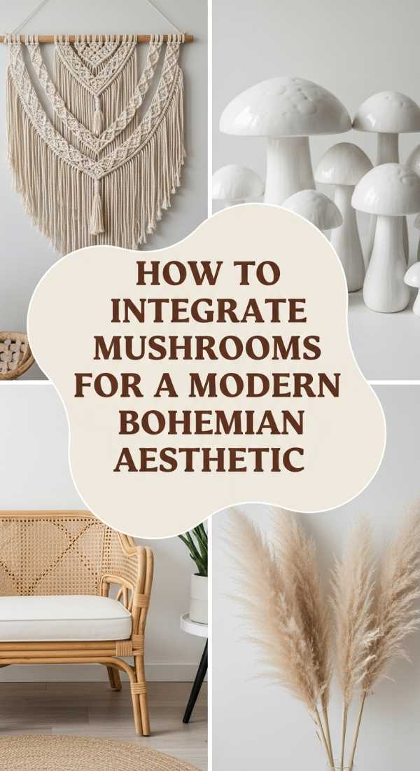 How To Integrate Mushrooms For A Modern Bohemian Aesthetic 69ecb07ba857c