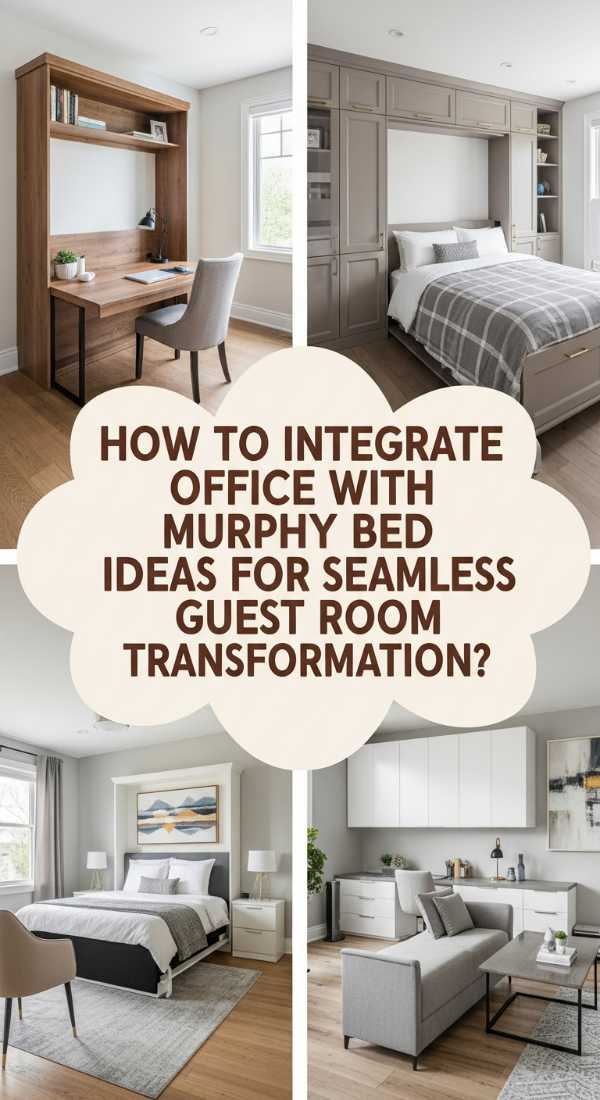 How To Integrate Office With Murphy Bed Ideas For Seamless Guest Room Transformation 69ef17139ee3b