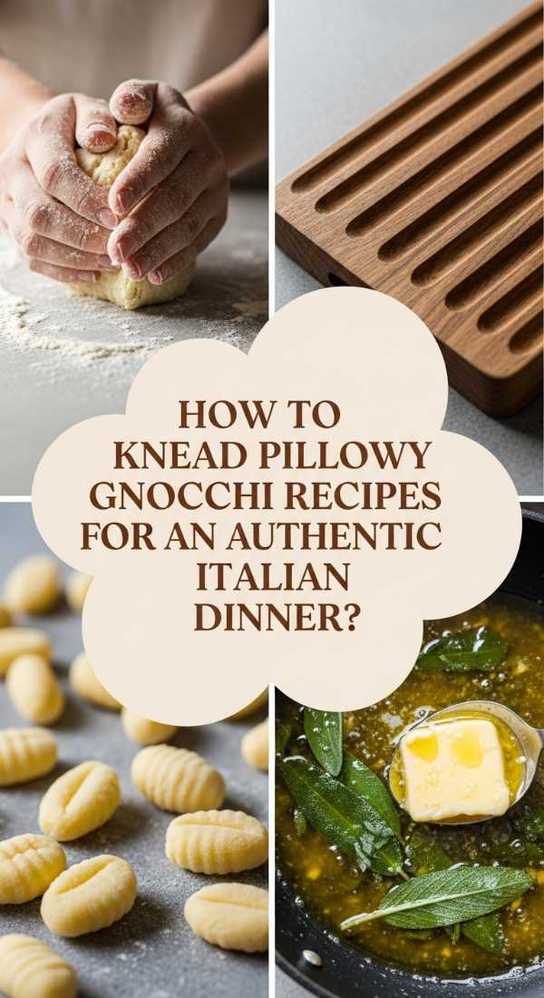 How to Knead Pillowy Gnocchi Recipes for an Authentic Italian Dinner