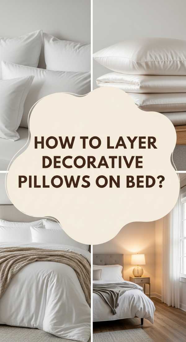 How To Layer Decorative Pillows On Bed For Maximum Comfort 69e2709d36be2