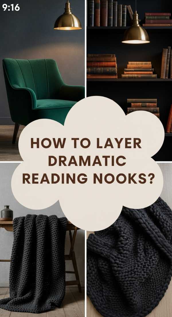 How To Layer Dramatic Interior Design For A Luxe Reading Nook 69e4be0598307