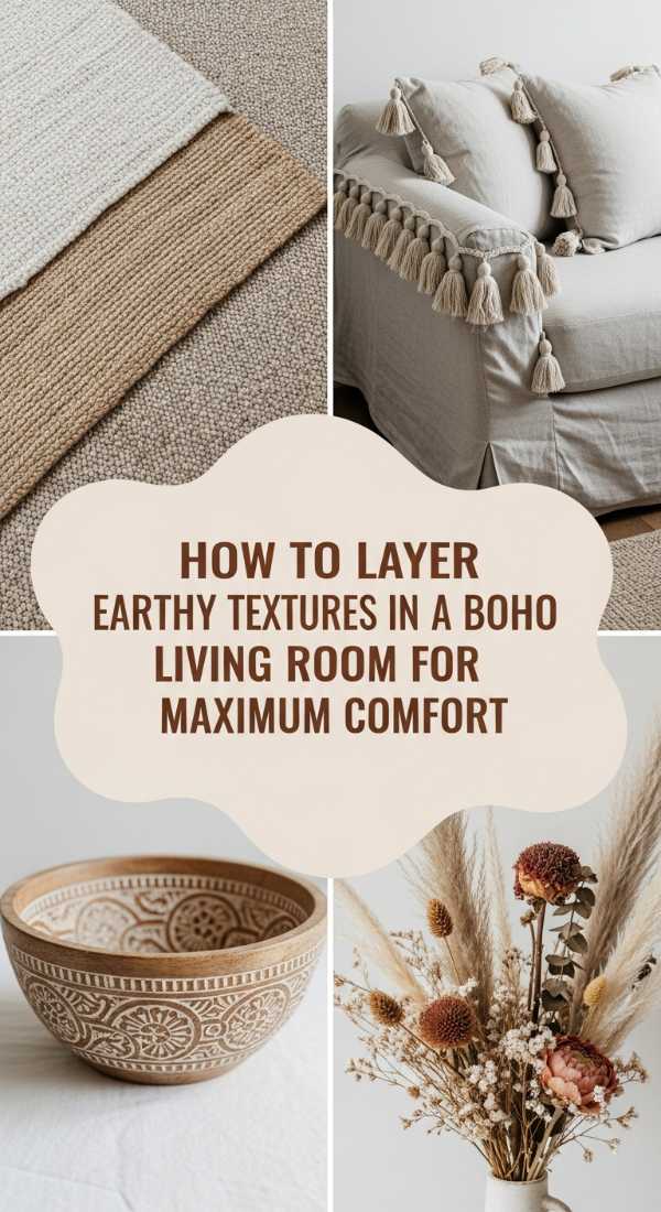 How To Layer Earthy Textures In A Boho Living Room For Maximum Comfort 69e3243cbf4fc