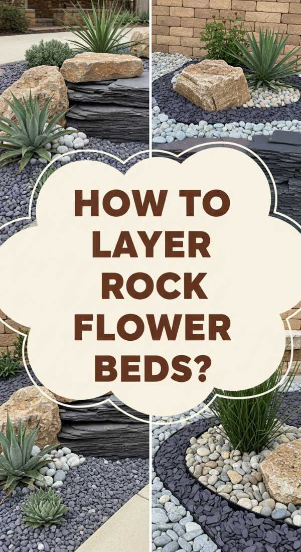 How To Layer Rock Flower Beds In Front Of House For Modern Texture 69edfc14e5910