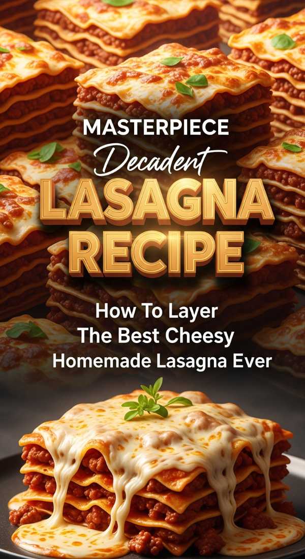 How To Layer The Best Cheesy Homemade Lasagna Ever 69e362ba250f2