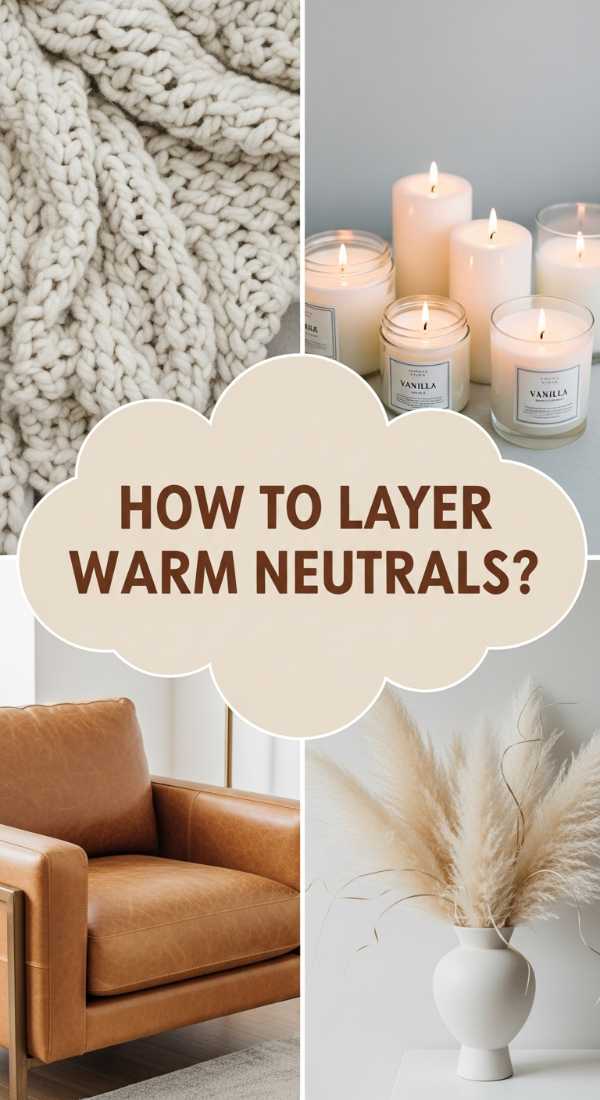 How To Layer Warm Neutrals For A Cozy Atmosphere 69e3257080386