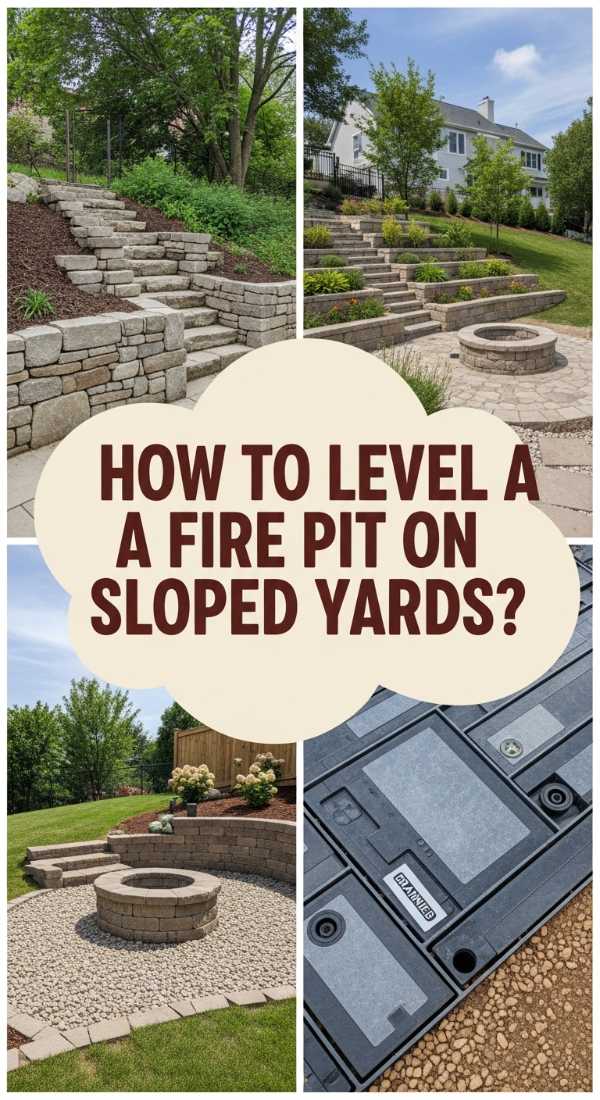 How To Level A Fire Pit On Sloped Yard Spaces For A Balanced Retreat 69f07efac1210