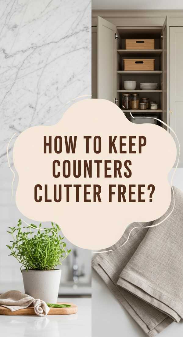 How To Maintain Clutter Free Counters For Stressless Mornings 69eb42d862dc6