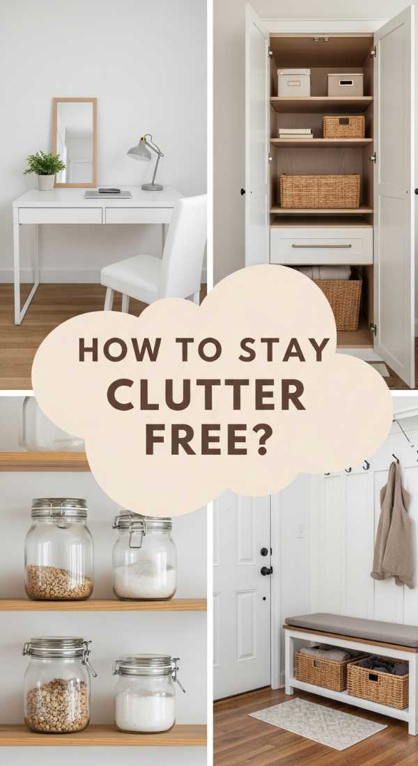 How To Maintain Clutter Free Spaces For Mental Clarity 69e32570c588a