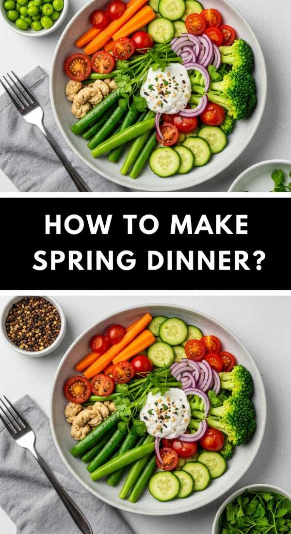 How To Make A Healthy Spring Dinner 69e4a62309676