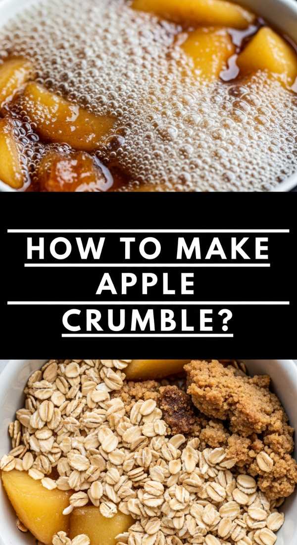How to make apple crumble?