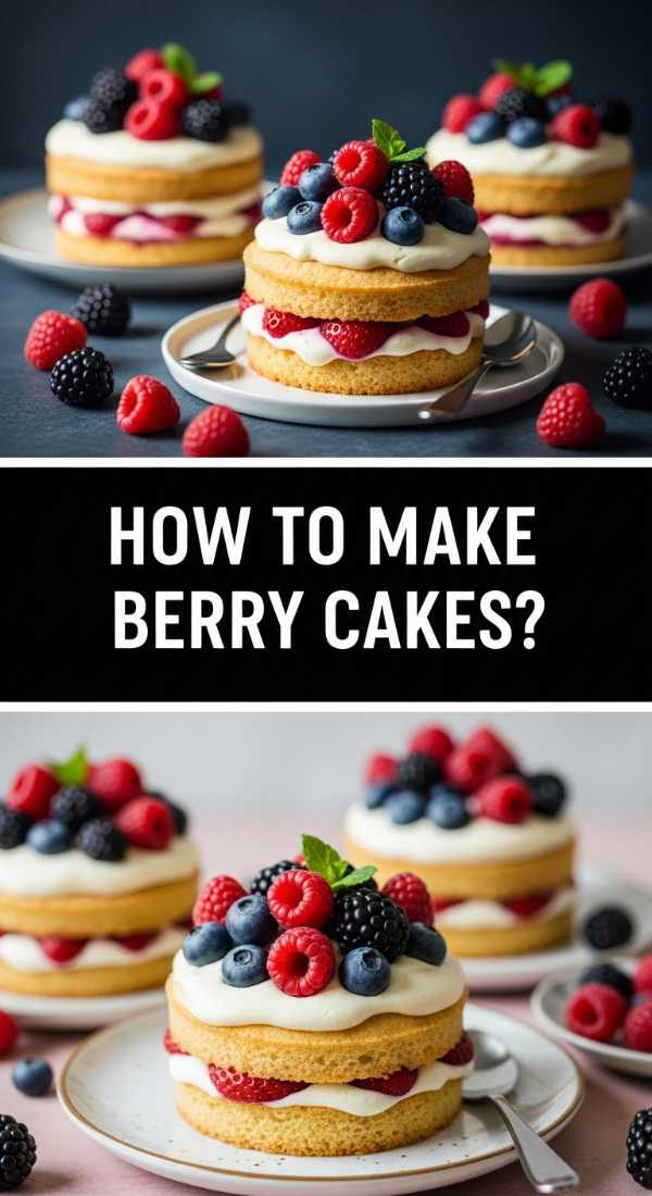 How To Make Berry Cakes 69df8f63ada06