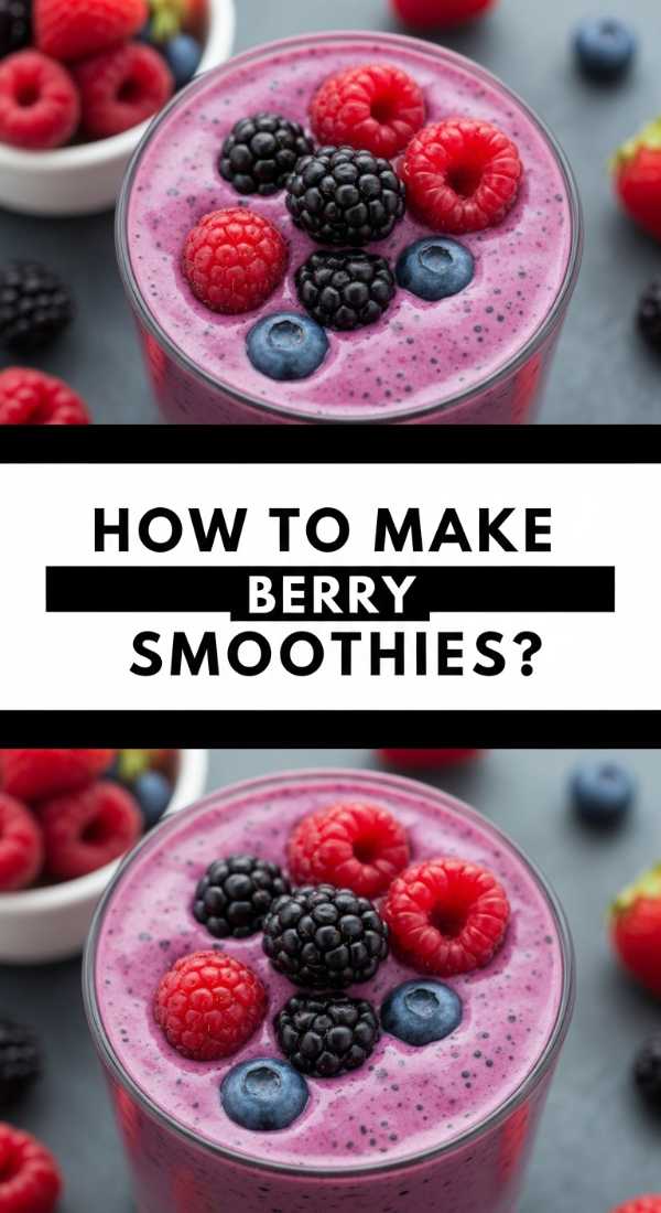 How To Make Berry Smoothies 69e3a5df9a935