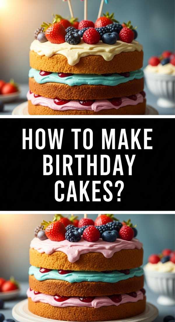 How To Make Birthday Cakes 69ea33a68f1e9