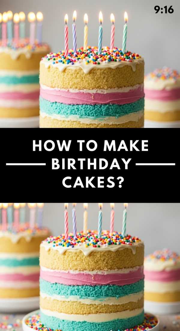 How To Make Birthday Cakes 69ef891e4444b