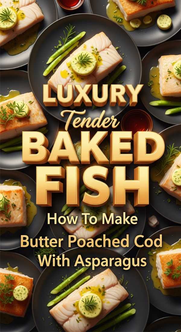 How To Make Butter Poached Cod With Asparagus 69e86323e7033