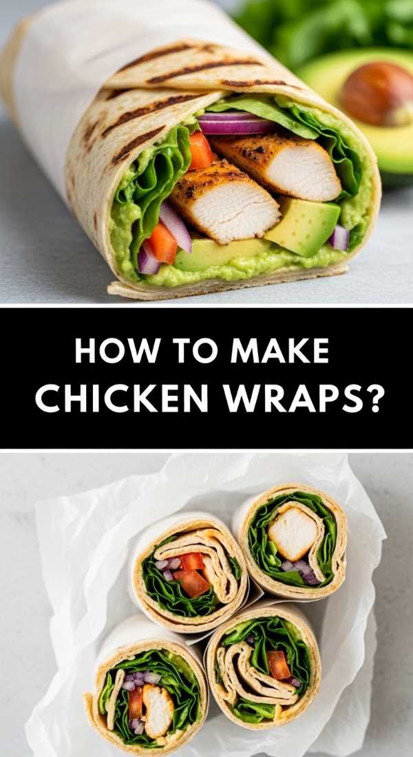 How To Make Chicken Wraps 69e4a628854b0