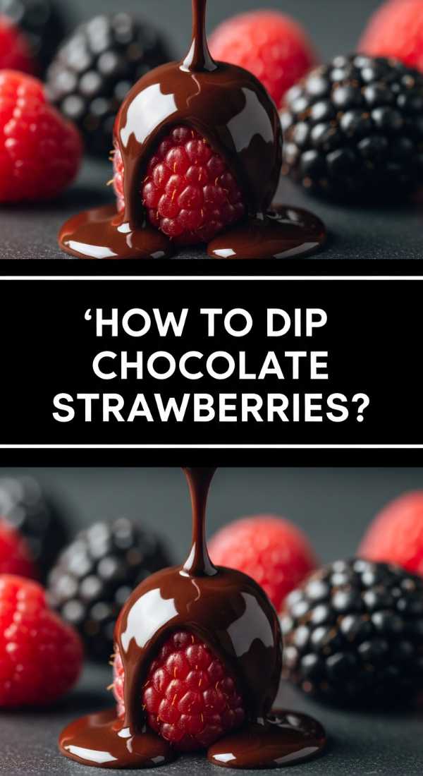 How To Make Chocolate Covered Strawberries 69ee3ae20b24b