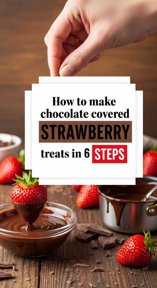How To Make Chocolate Covered Strawberry Treats In 6 Steps 69e46e4578e1b