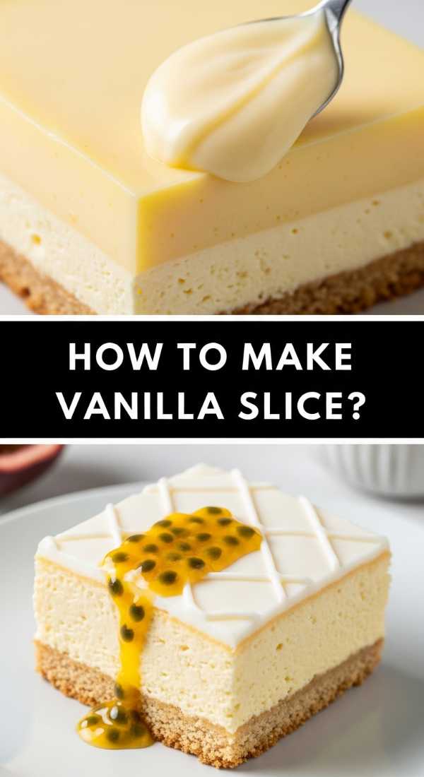 How to make classic vanilla slice?
