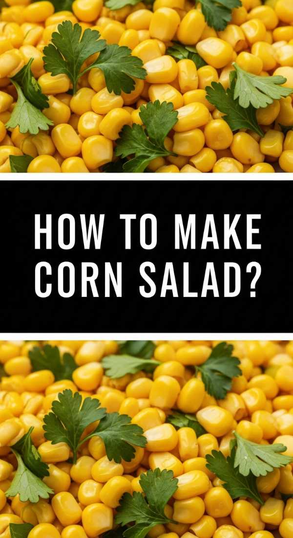 How To Make Corn Salad 69ea33a215b80