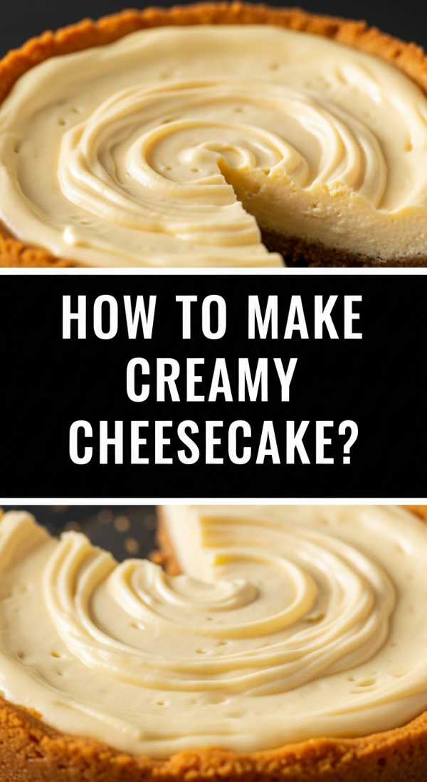 How to make creamy cheesecake?