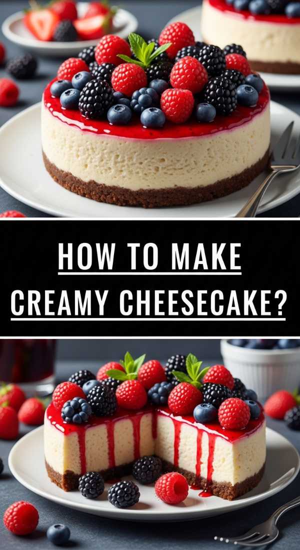 How To Make Creamy Cheesecake 69e22323a399d