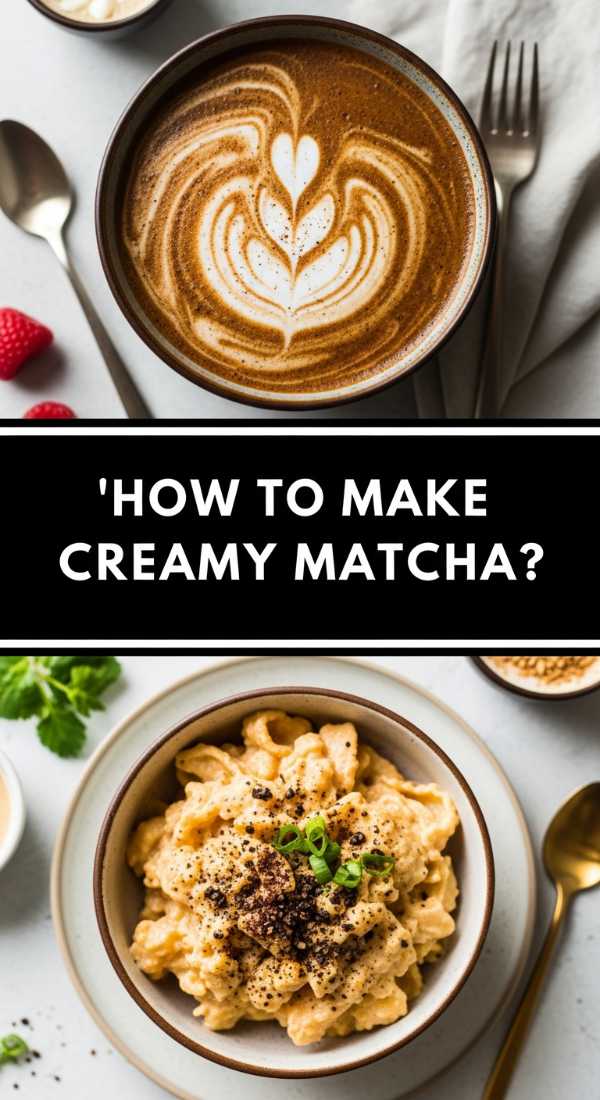 How to make creamy matcha?