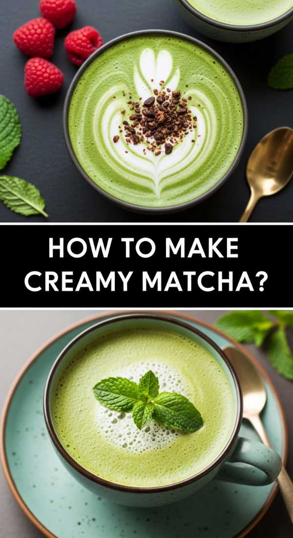 How to make creamy matcha?