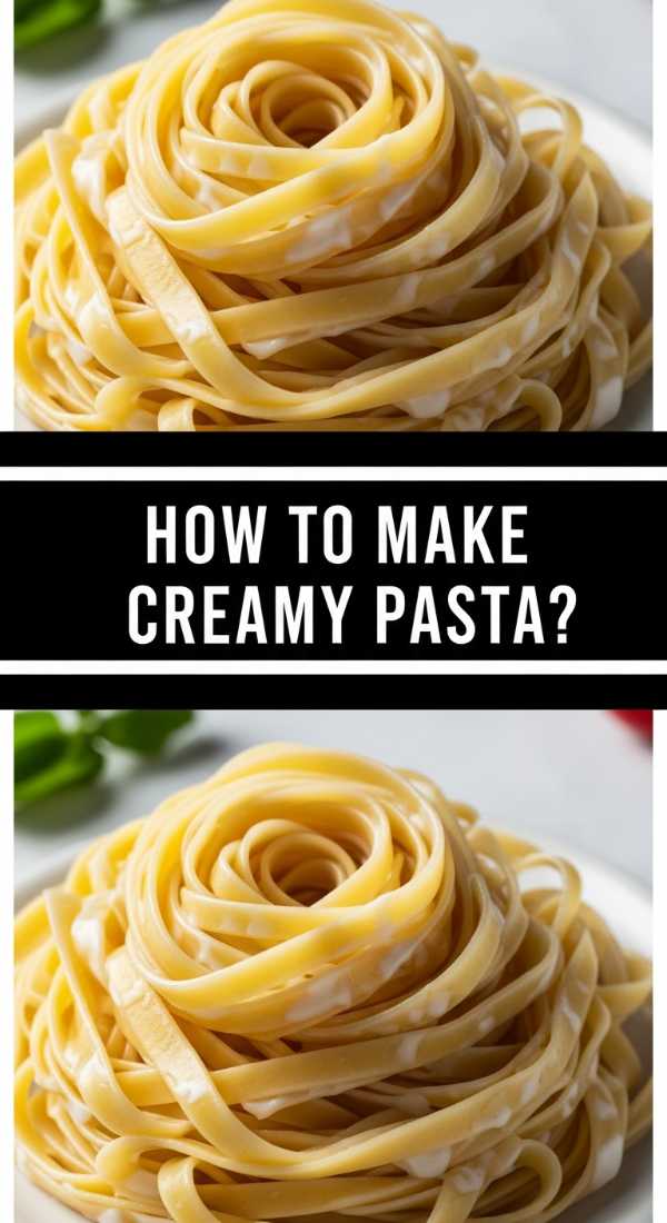 How To Make Creamy Pasta 69df6b324af42