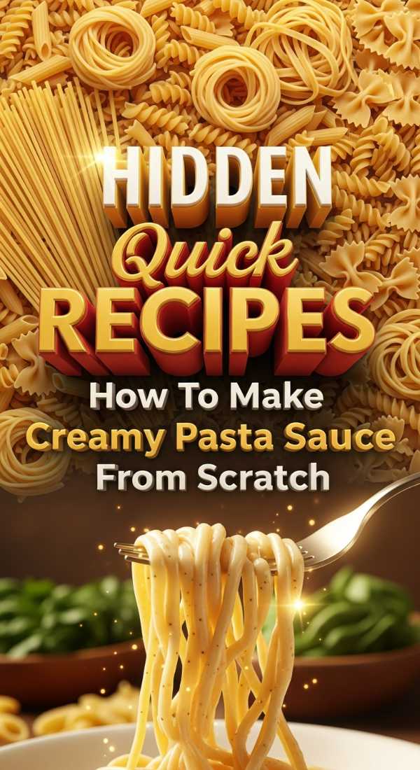 How To Make Creamy Pasta Sauce From Scratch 69e362b3a50aa