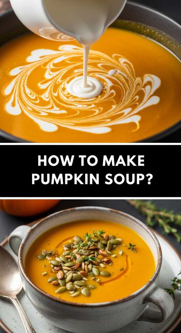 How to make creamy pumpkin soup?