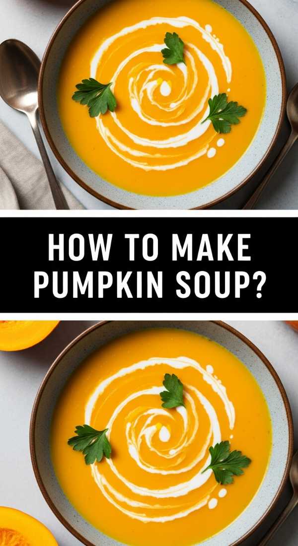 How to make creamy pumpkin soup?