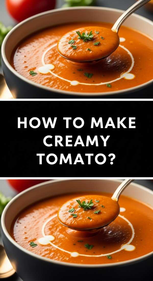 How To Make Creamy Tomato 69df6b376501a