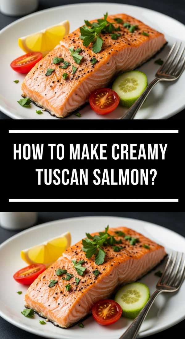 How To Make Creamy Tuscan Salmon 69eba487ec45d