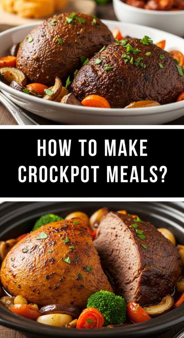 How To Make Crockpot Meals 69eba57136314