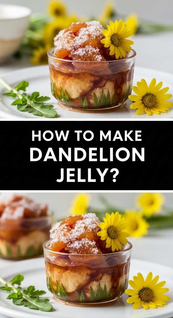How To Make Dandelion Jelly 69e756831114b