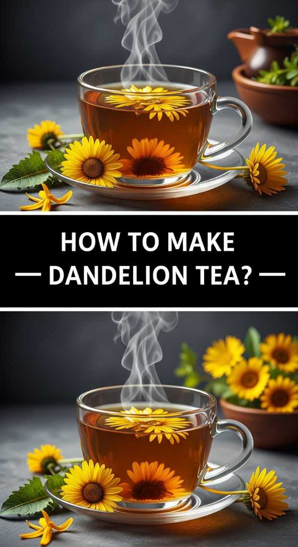How To Make Dandelion Tea 69ef8c2c47952